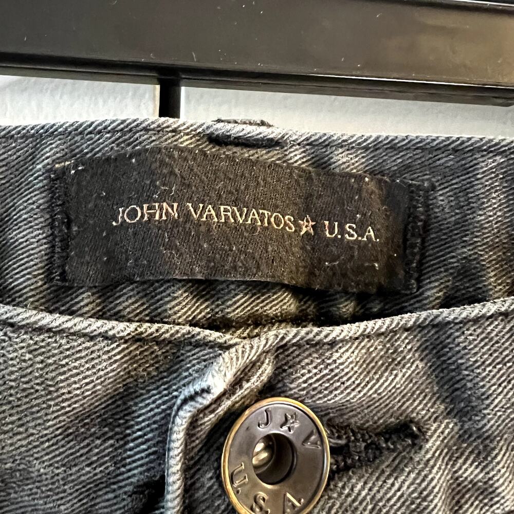 john varvatos star Usa matchstick jeans size 32 gray - Picture 4 of 7